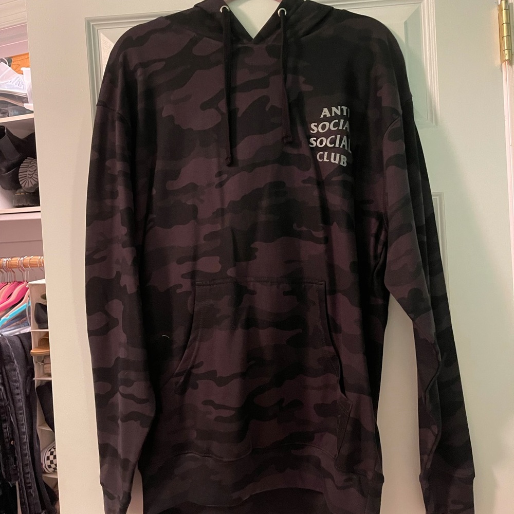 Anti Social Social Club camo oversize sweatshirt